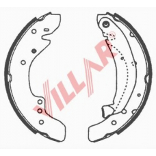 629.0625 VILLAR Комплект тормозных колодок