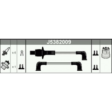 J5382009 NIPPARTS Комплект проводов зажигания