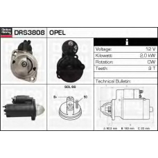 DRS3808 DELCO REMY Стартер