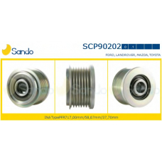 SCP90202.1 SANDO Ременный шкив, генератор