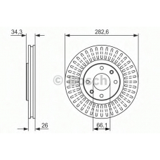 0 986 479 924 BOSCH Тормозной диск