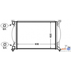 8MK 376 766-261 HELLA Радиатор, охлаждение двигателя