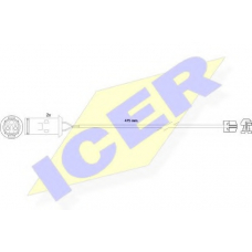 610255 E C ICER Сигнализатор, износ тормозных колодок