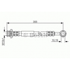 1 987 476 933 BOSCH Тормозной шланг