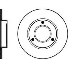 MDC1088 MINTEX Тормозной диск
