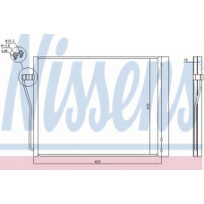940308 NISSENS Конденсатор, кондиционер