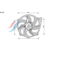PE7535 GERI Вентилятор, охлаждение двигателя