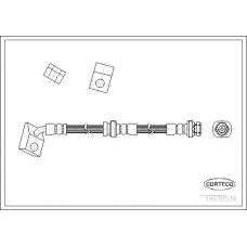 19030538 CORTECO Тормозной шланг
