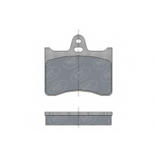 SP 297 PR SCT Комплект тормозных колодок, дисковый тормоз