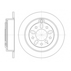 6923 00 KAWE Тормозной диск