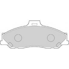 FD6991A NECTO Комплект тормозных колодок, дисковый тормоз