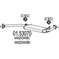 01.53070 MTS Средний глушитель выхлопных газов