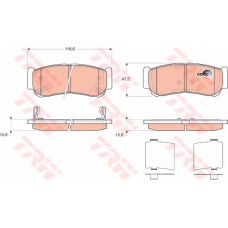 DP1010.10.0152 Dr!ve+ Комплект тормозных колодок, дисковый тормоз