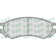 05P354 LPR Комплект тормозных колодок, дисковый тормоз