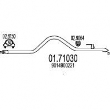 01.71030 MTS Труба выхлопного газа