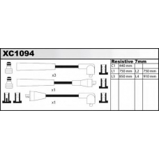 XC1094 QUINTON HAZELL Комплект проводов зажигания
