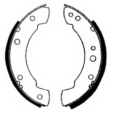 8DB 355 000-541 HELLA PAGID Комплект тормозных колодок