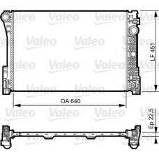 735285 VALEO Радиатор, охлаждение двигателя