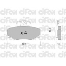 822-131-0 CIFAM Комплект тормозных колодок, дисковый тормоз