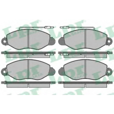 05P1663 LPR Комплект тормозных колодок, дисковый тормоз