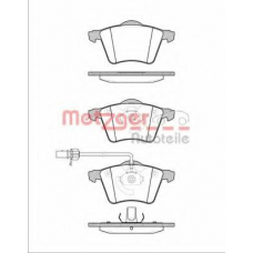 0721.01 METZGER Комплект тормозных колодок, дисковый тормоз