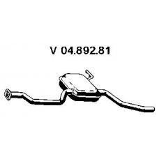 04.892.81 EBERSPACHER Предглушитель выхлопных газов