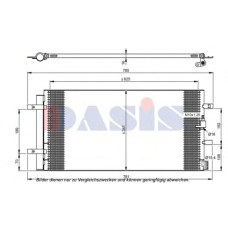 482024N AKS DASIS Конденсатор, кондиционер