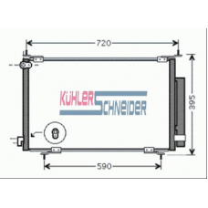 0120081 KUHLER SCHNEIDER Конденсатор, кондиционер