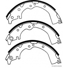 J3502062 HERTH+BUSS JAKOPARTS Комплект тормозных колодок