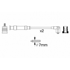 0 356 912 805 BOSCH Комплект проводов зажигания