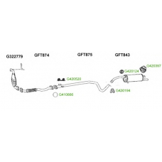 7800 GT Exhaust Система выпуска ОГ