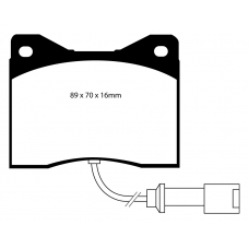 DP3753C EBC Brakes Колодки тормозные