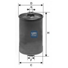 31.507.00 UFI Топливный фильтр