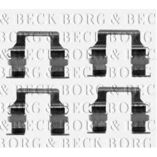 BBK1100 BORG & BECK Комплектующие, колодки дискового тормоза