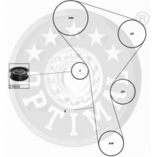 SK-1029 OPTIMAL Комплект ремня грм