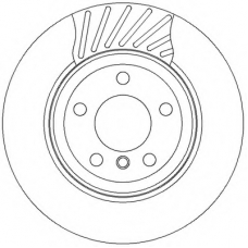 562327BC BENDIX Тормозной диск