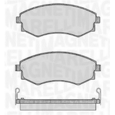 363916060467 MAGNETI MARELLI Комплект тормозных колодок, дисковый тормоз