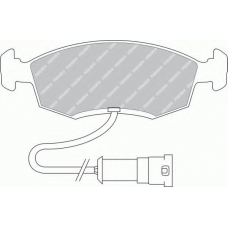 FDB276 FERODO Комплект тормозных колодок, дисковый тормоз