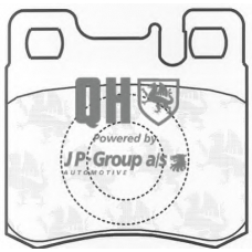 1363700419 Jp Group Комплект тормозных колодок, дисковый тормоз