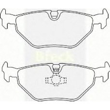20180 00 BRECK Комплект тормозных колодок, дисковый тормоз
