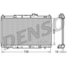 DRM40011 DENSO Радиатор, охлаждение двигателя