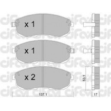 822-404-0 CIFAM Комплект тормозных колодок, дисковый тормоз