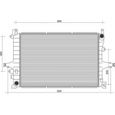 350213117200 MAGNETI MARELLI Радиатор, охлаждение двигателя