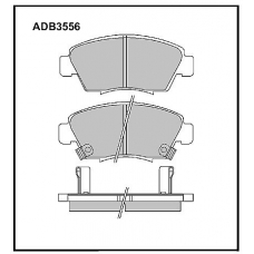 ADB3556 Allied Nippon Тормозные колодки