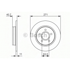 0 986 479 763 BOSCH Тормозной диск