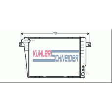 1404501 KUHLER SCHNEIDER Радиатор, охлаждение двигател