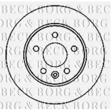 BBD5157 BORG & BECK Тормозной диск