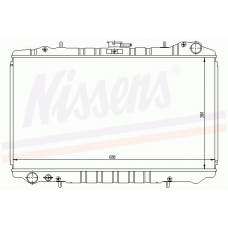 62937 NISSENS Охладитель, охлаждение двигателя