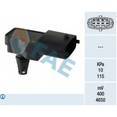 15041 FAE Датчик, давление во впускном газопроводе