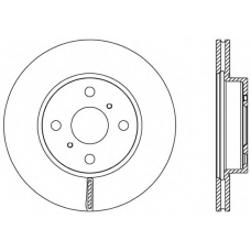 BDA2526.20 OPEN PARTS Тормозной диск